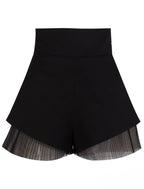 French WarmSeason Blouse Sling Retro Mujer Slimming Arm Blusas Women Mesh Sexy Top Long De Lace Shorts Elegant Set