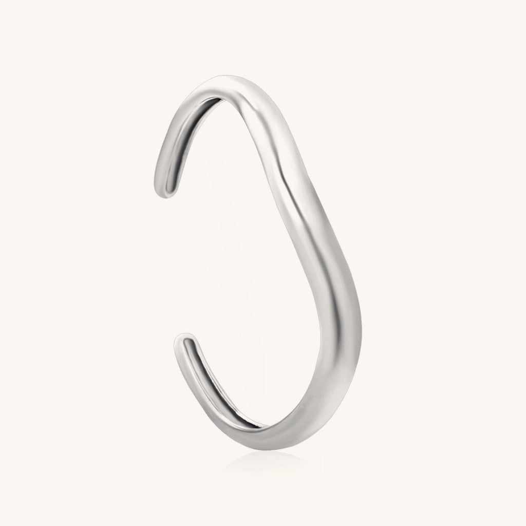Vintage Geometric Open Bangle Bracelet