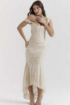 Bardot Mermaid Slip Dress