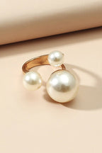 Fashion Imitation Pearl Metal Ring