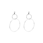 Exaggerated Metallic Ring Earring