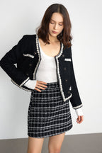 Jacey Black Double Breasted Jacket