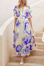 Beach dress slim maxi dress