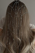 Fashionable and Light Luxury Rhinestone Tassel Headband