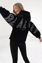 Printed Thick Loose Hoodie
