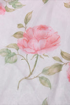 V Neck 3D Detail Elegant Maxi Floral Dress