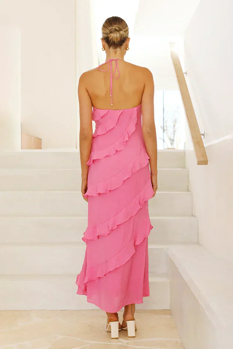Bárbara Aesthetic Maxi Dress Pink Boutique Collection