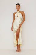 Elsa Exclusive Maxi Dress Yellow Designer Edit