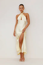 Elsa Exclusive Maxi Dress Yellow Designer Edit