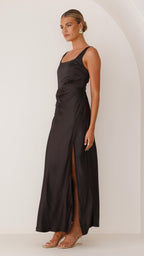 Carmen Chic Maxi Dress Black Boutique Collection