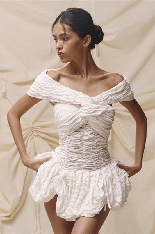 Flirty OffShoulder Party Dress