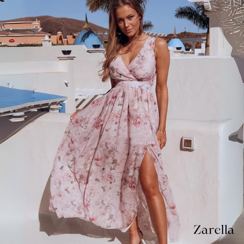 Rebeca Aesthetic Women's Summer Maxi Dress with Print Designer Edit