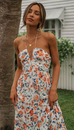 River Maxi Dress Orange