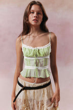 Cutest First Lace Up Cami Top - 6 Colors