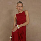 Trance Fit and Flare Dress Maroon