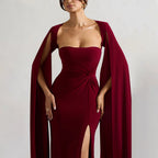 Symphony Dress Maroon