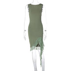 Mezuna Midi Dress Green