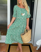 Samantha Timeless Casual Polka Dot Dress Designer Edit