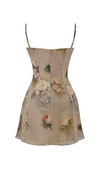 Vintage Floral Mini Dress