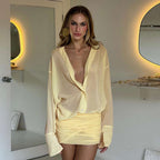 Lyon Mini Dress Yellow