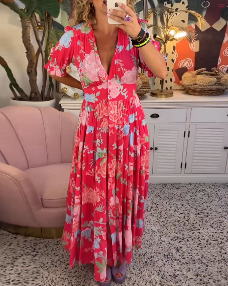 Ursula Exclusive Dress with Floral Enchantment Boutique Collection