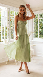 Miana Dress Green