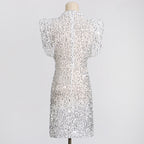 Party On Mini Dress Silver