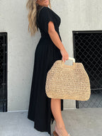 Black Broken Hearted Maxi Dress