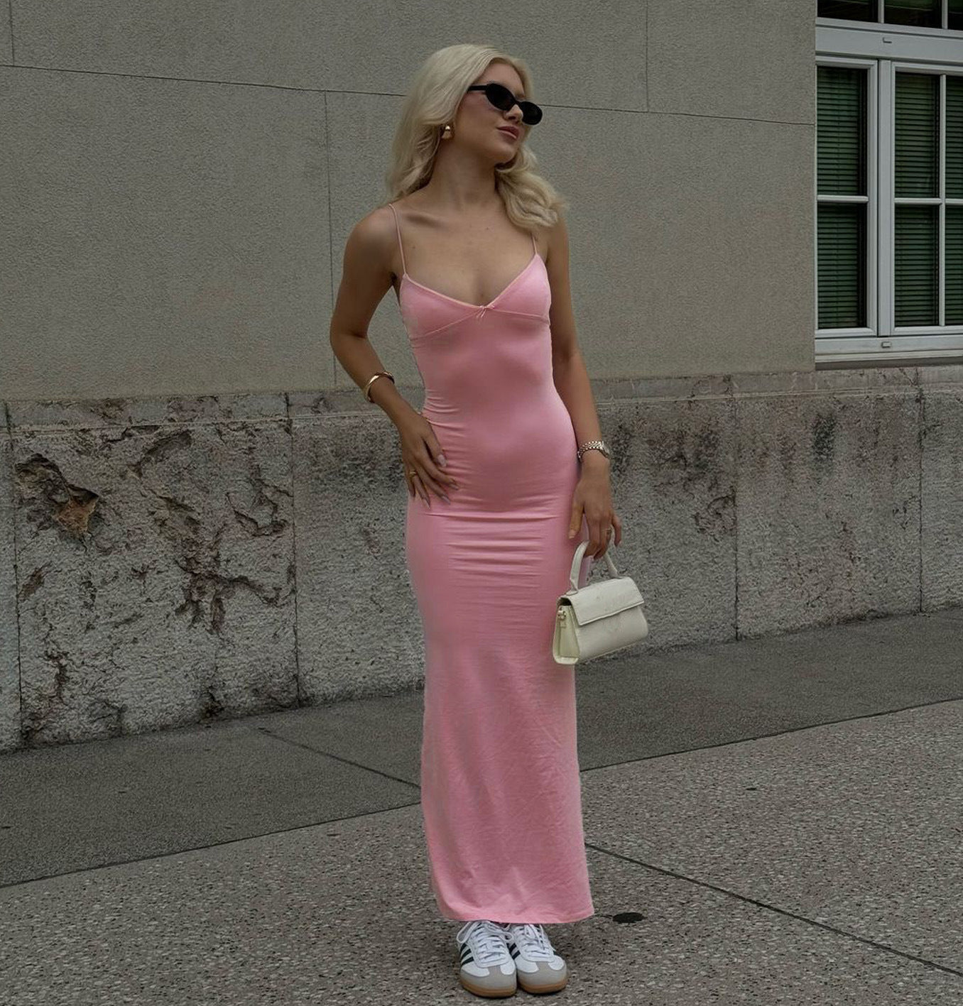 Harrison Maxi Dress Pink