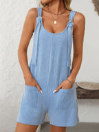 Striped Knit Jumpsuit