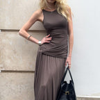 Niger Maxi Dress Brown