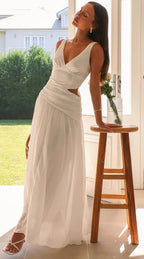 Cherry Dream Dress White