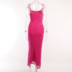 Jasmine Dress Rose Red