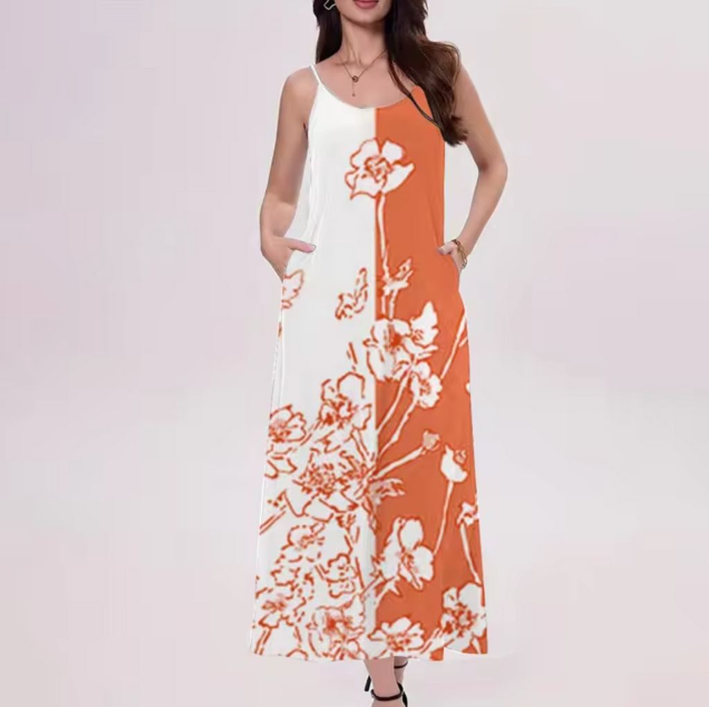 Vanda Boutique Sleeveless Floral Print Dress Collection