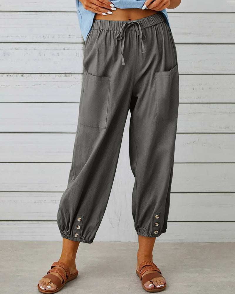 Susanna Luxe Wide Waisted Dress Pants Boutique Collection