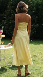Calico Dress Yellow