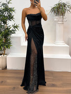 Black Stardust Gown
