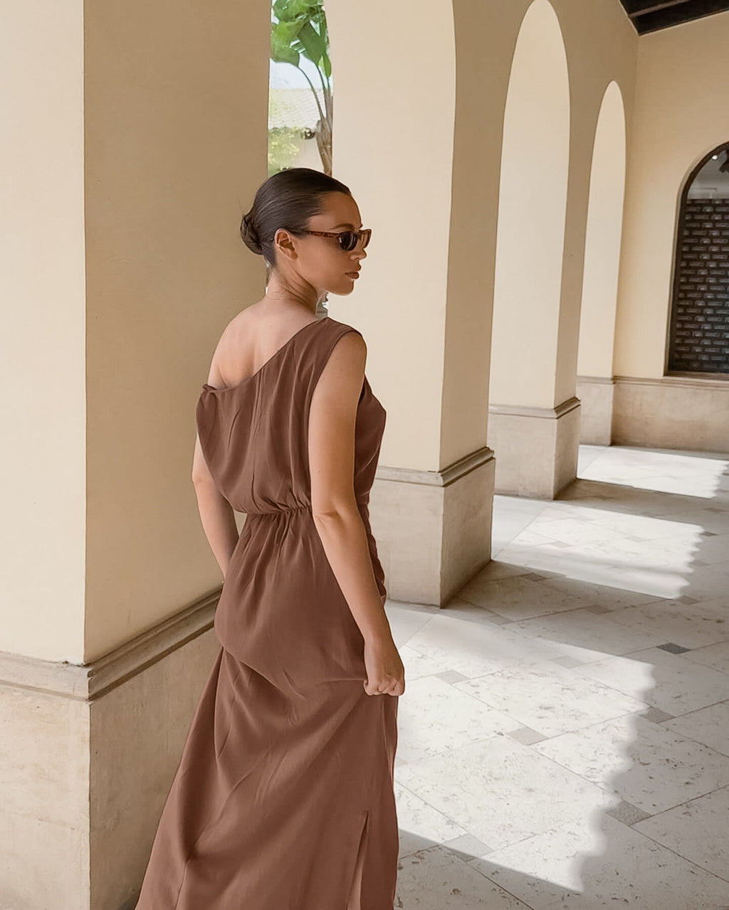 Westwick Maxi Dress Brown