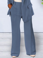 Lapel Slim Cardigan Suit