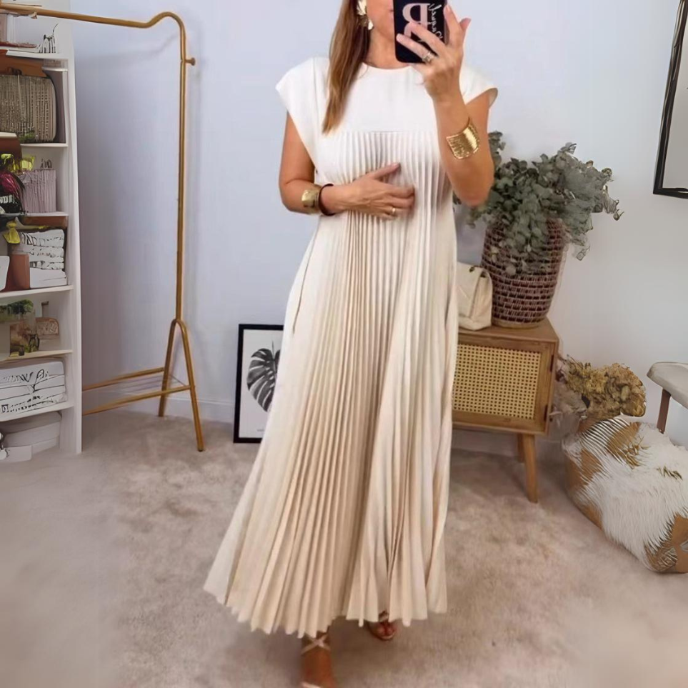 Scarlett Luxe Light and Fresh Pleated Dress Everyday Edit