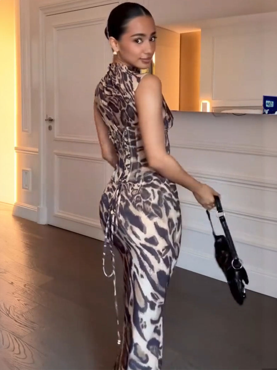 Bold Curve Leopard Allure Two Sets