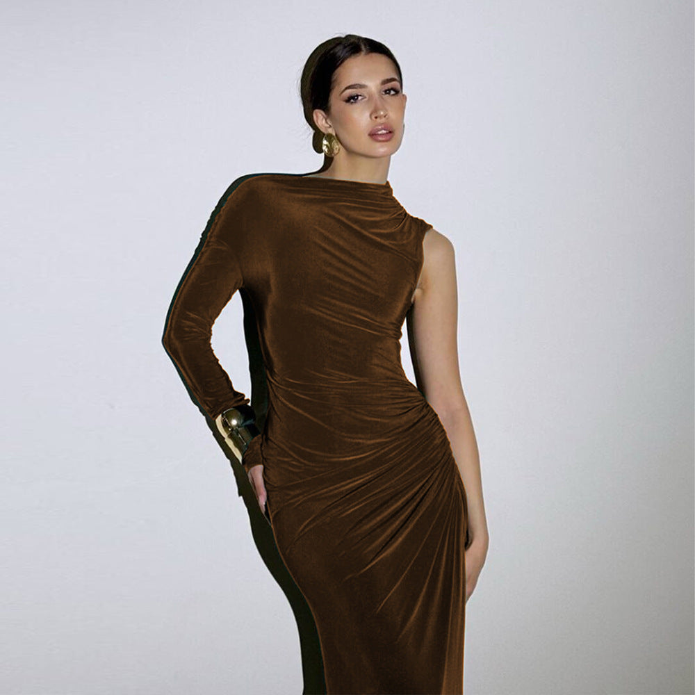 Cerva Maxi Dress Brown
