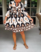 Ilona Statement Casual Dress Elevated Occasion Wear