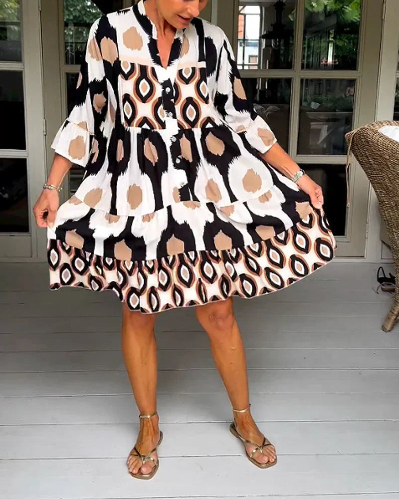 Ilona Statement Casual Dress Elevated Occasion Wear