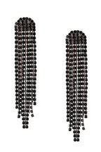 Crystal Tassel Hanging Earrings