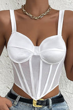 Dreamy Feelings Bustier Corset Crop Top - 2 Colors