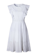 Butterfly Ruffle Sleeve Lace Midi Dress - 2 Colors
