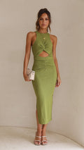 Kezra Midi Dress Green