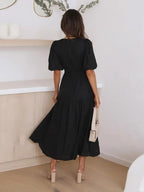 Brunch It Right Midi Dress Black