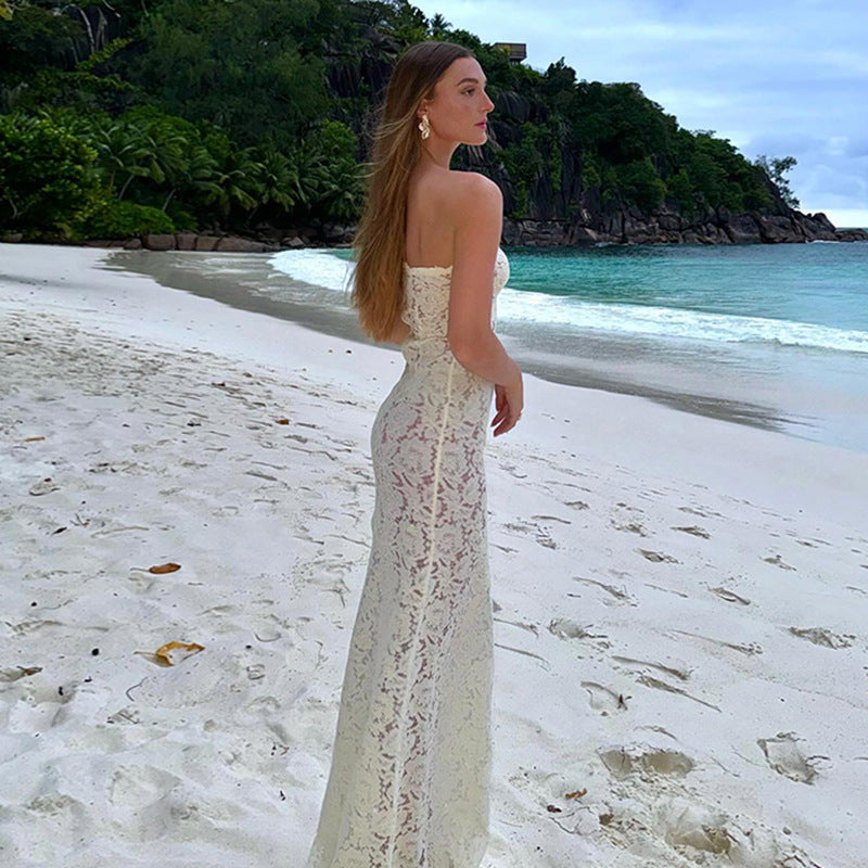Veloura Maxi Dress White